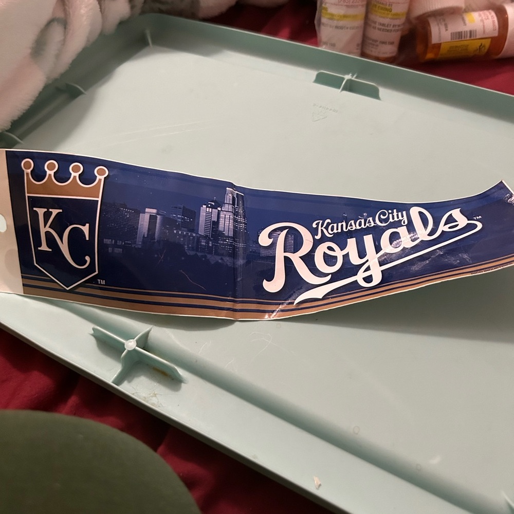 Vintage KC Royals Bumper Sticker
